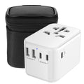 Diswoe Universal Travel Adapter | 5 USB Ports Worldwide Plug Adapter