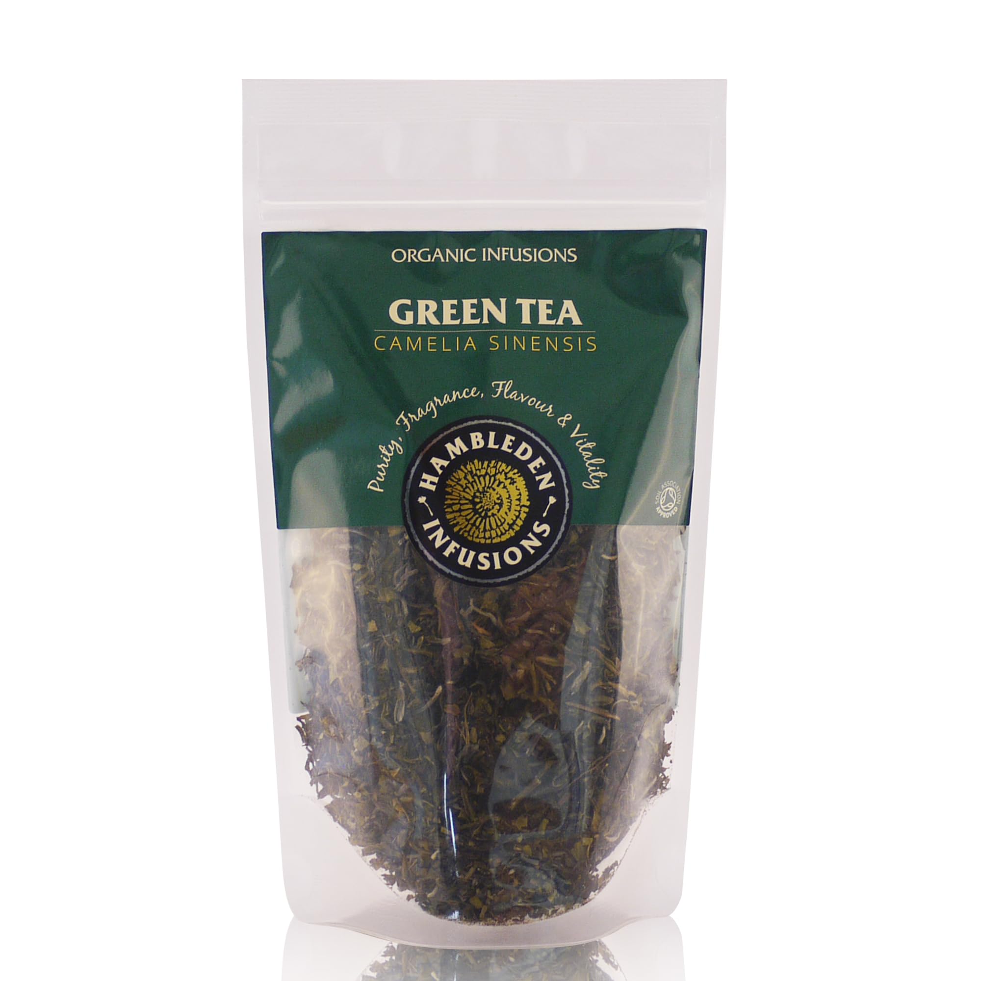Hamblden Herbs Organic Green Tea Loose Leaf Infusion - 6 x 65g Pouches