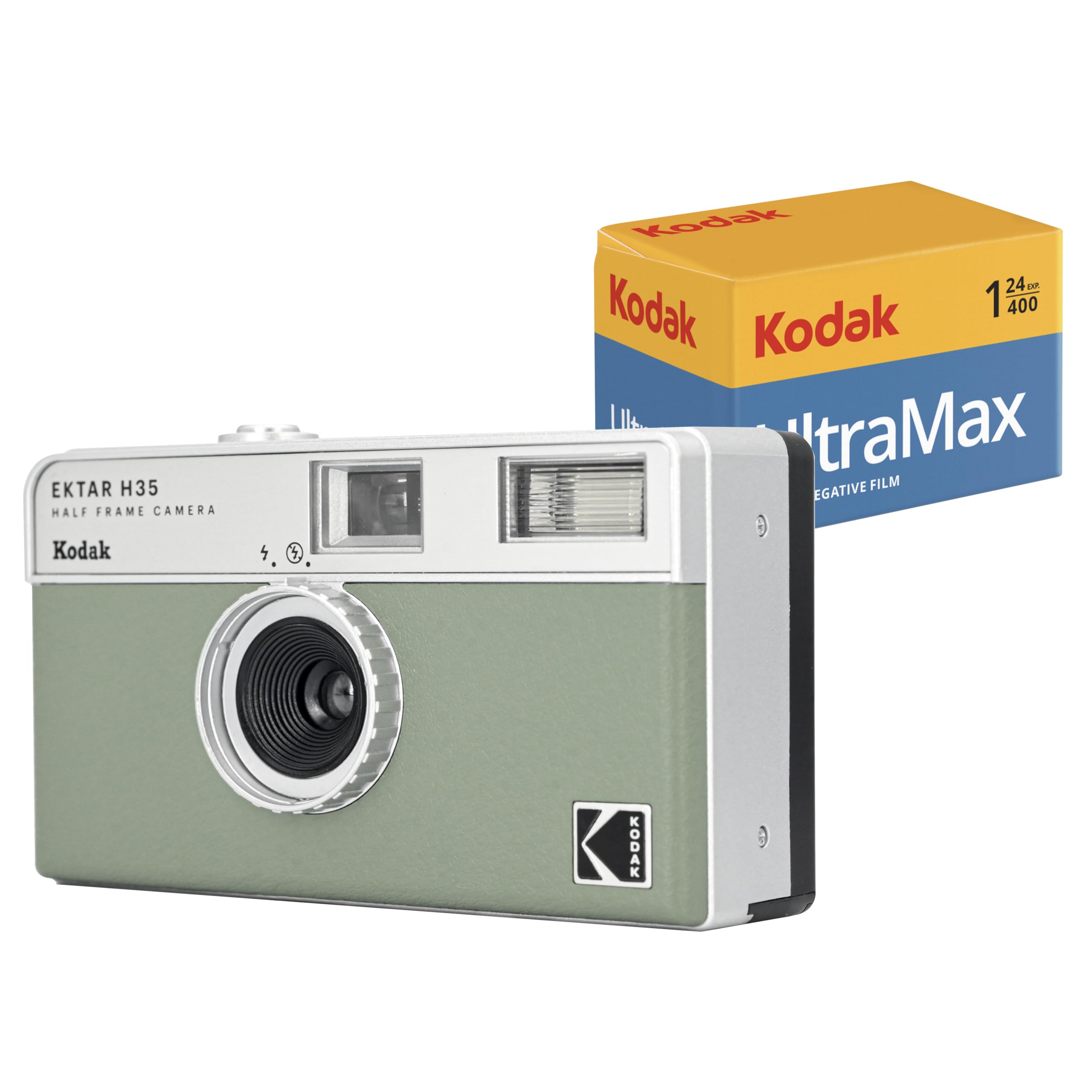 Kodak Ektar H35 Half Frame 35mm Film Camera – Sage with 24exp Film