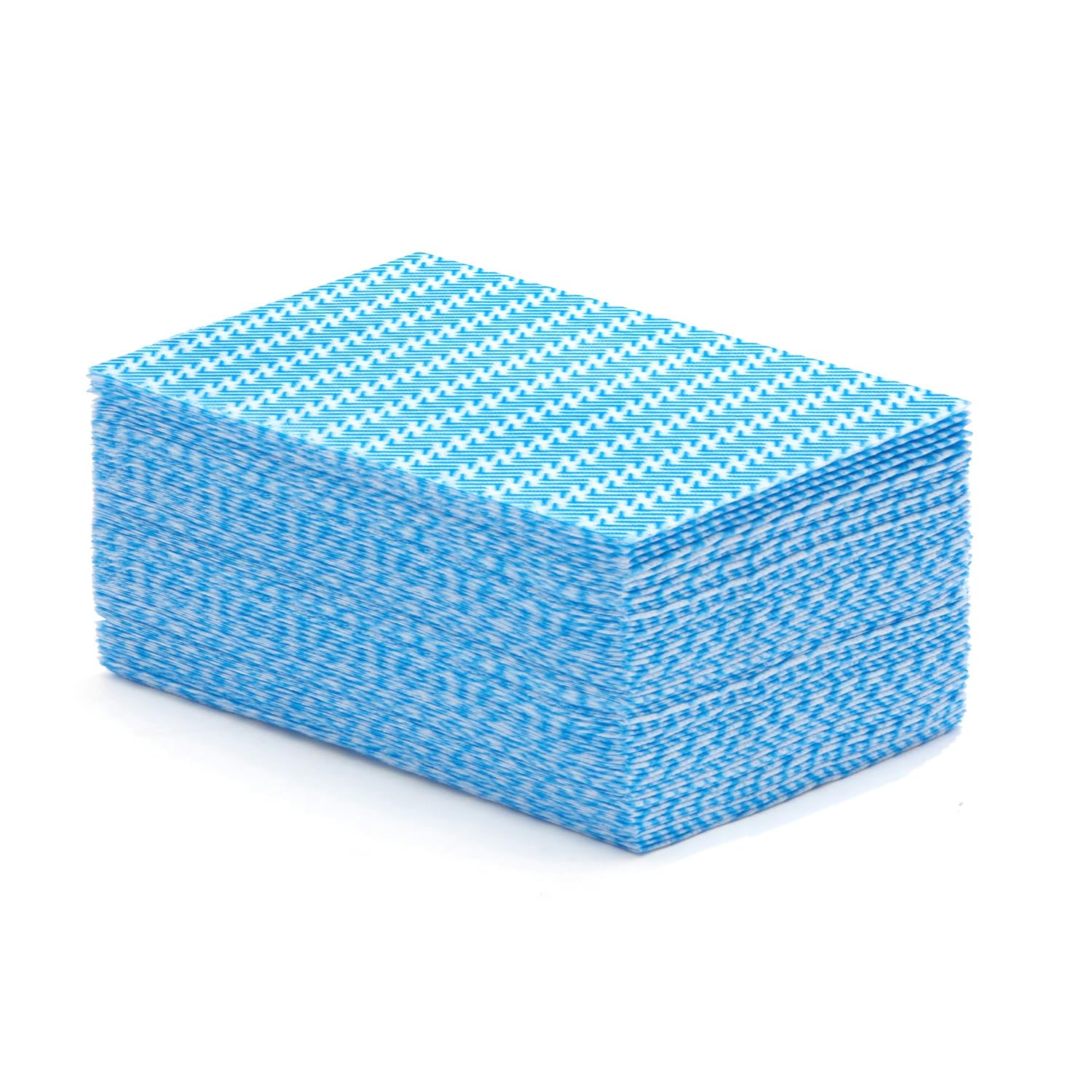 SUZZYVINE Blue J Cloths | 100 Pack Quick-Drying Non-Woven Dish Rags