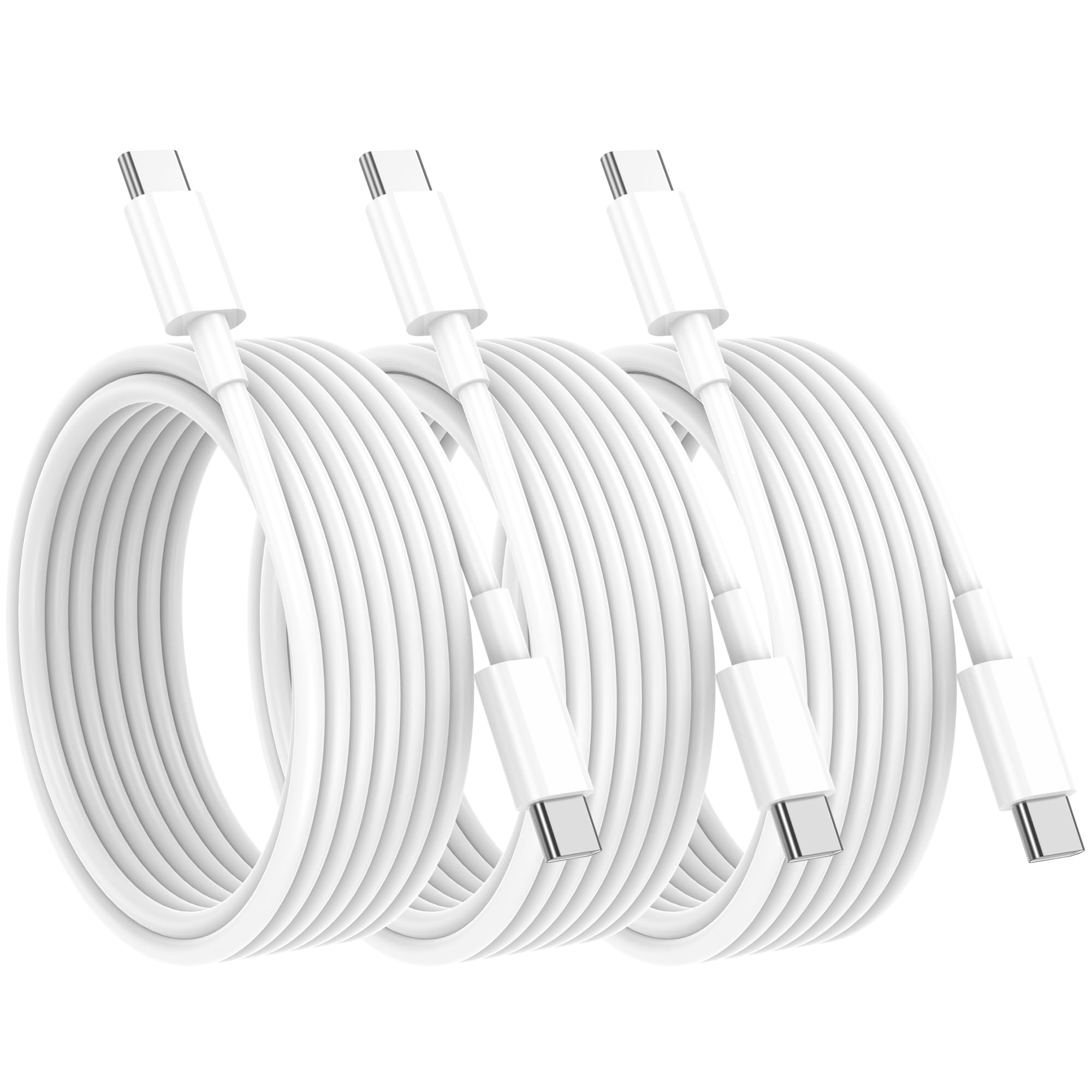 Jolof Store 3-Pack USB C to USB C Cable – 3M 60W Fast Charging Lead