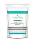 Nutrivity Virgin Olive Oil 1000mg Capsules | Omega 3-6 Heart Health | 120ct