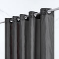 Jolof Store Hookless Shower Curtain – Extra Wide Dark Grey Polyester