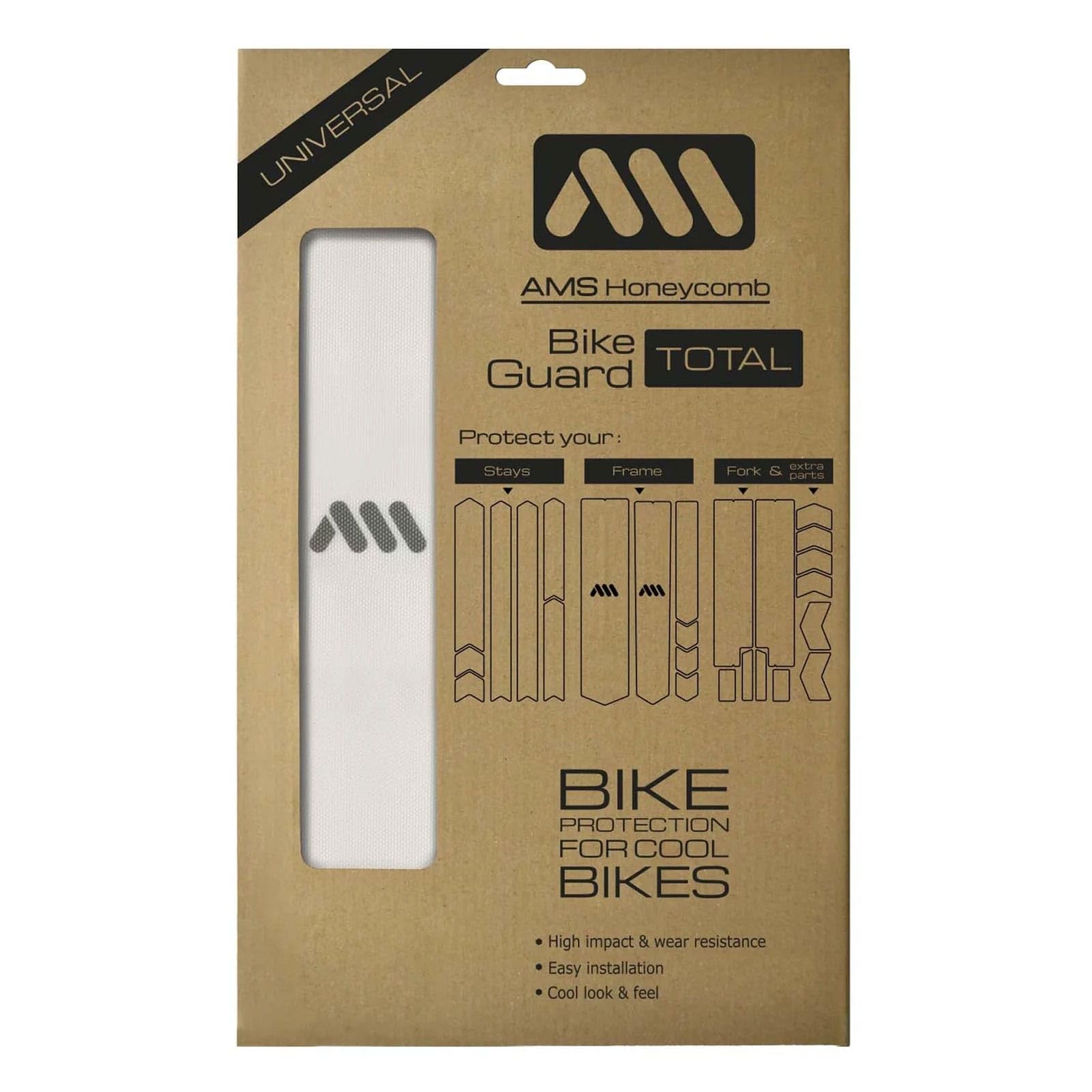 All Mountain Style AMS High Impact Frame Guard - Clear/Silver PVC