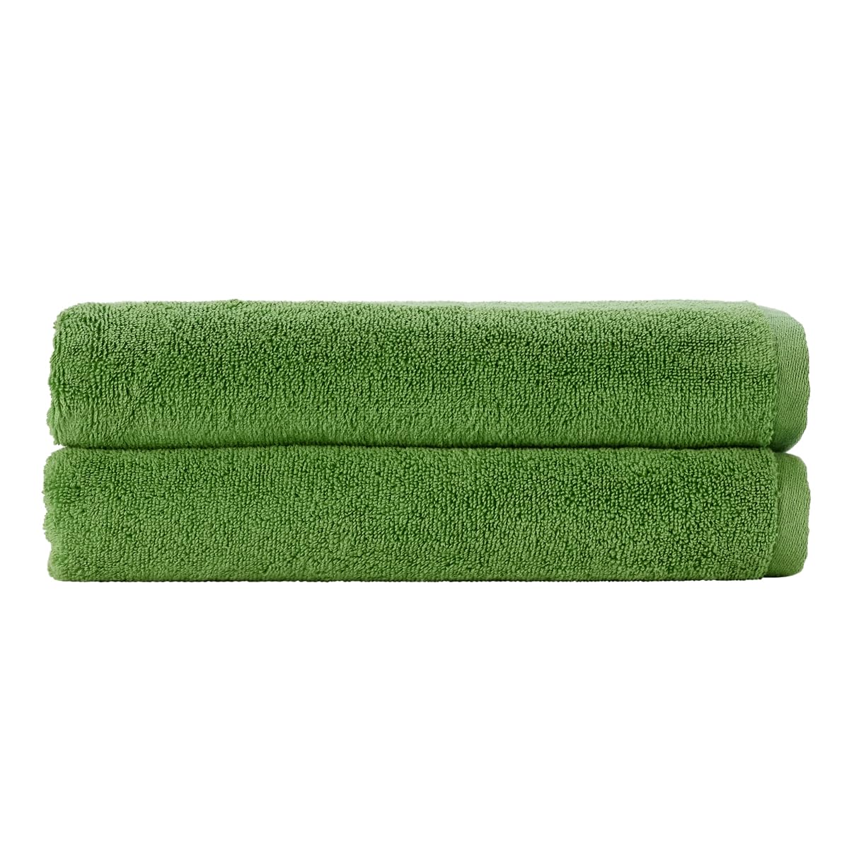 Christy Cirrus 100% Cotton Bath Sheets - Set of 2 Quick Dry Towels - Apple