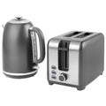 Salter Cosmos Kettle and Toaster Set – Grey 1.7L Fast Boil 2-Slice