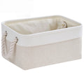 Mangata Small Storage Box, Thickened Fabric Storage Basket with Handles for Shelves Toy S, 1 Pack - image 1