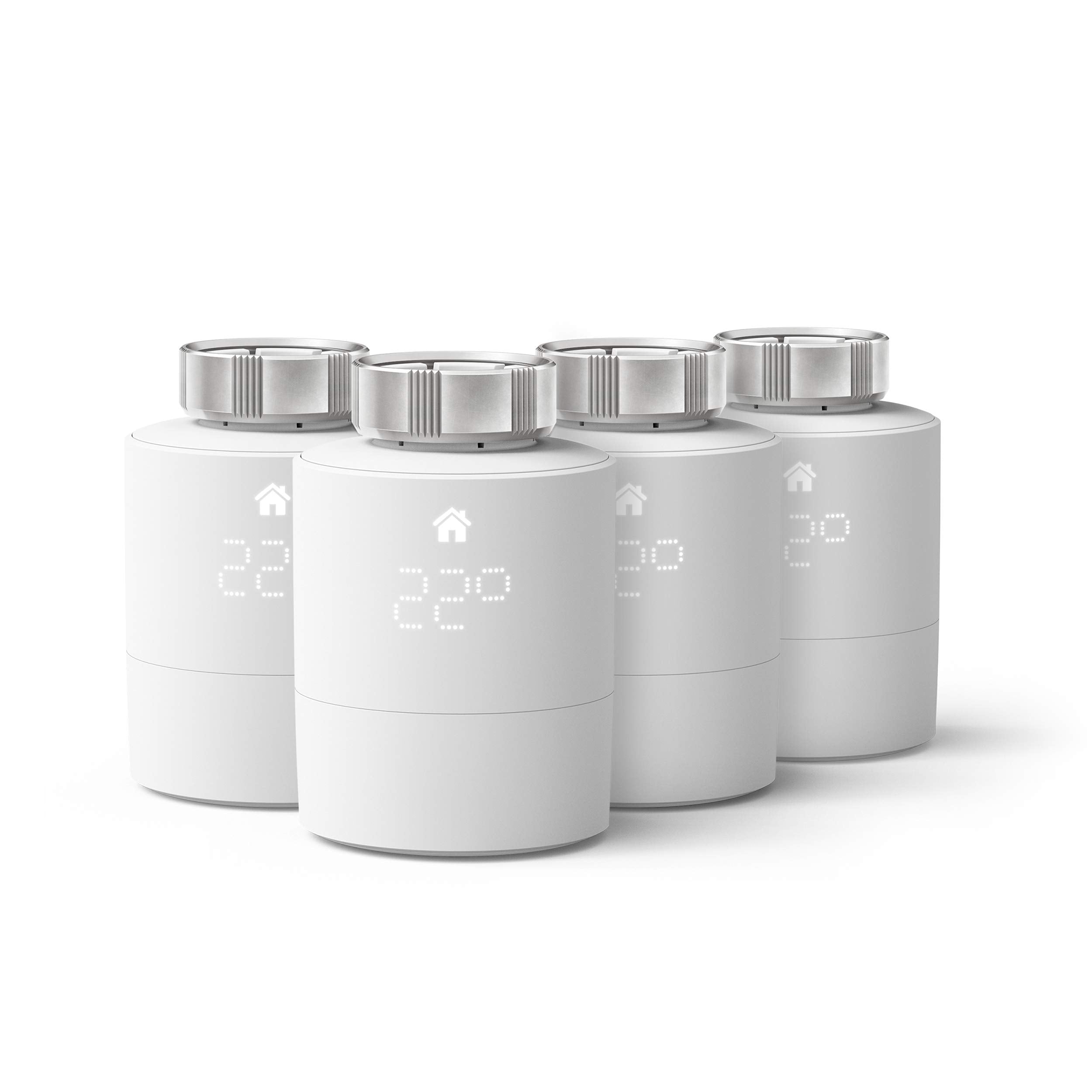 tado Smart Radiator Thermostat 4-Pack | WiFi Add-On Valve Control