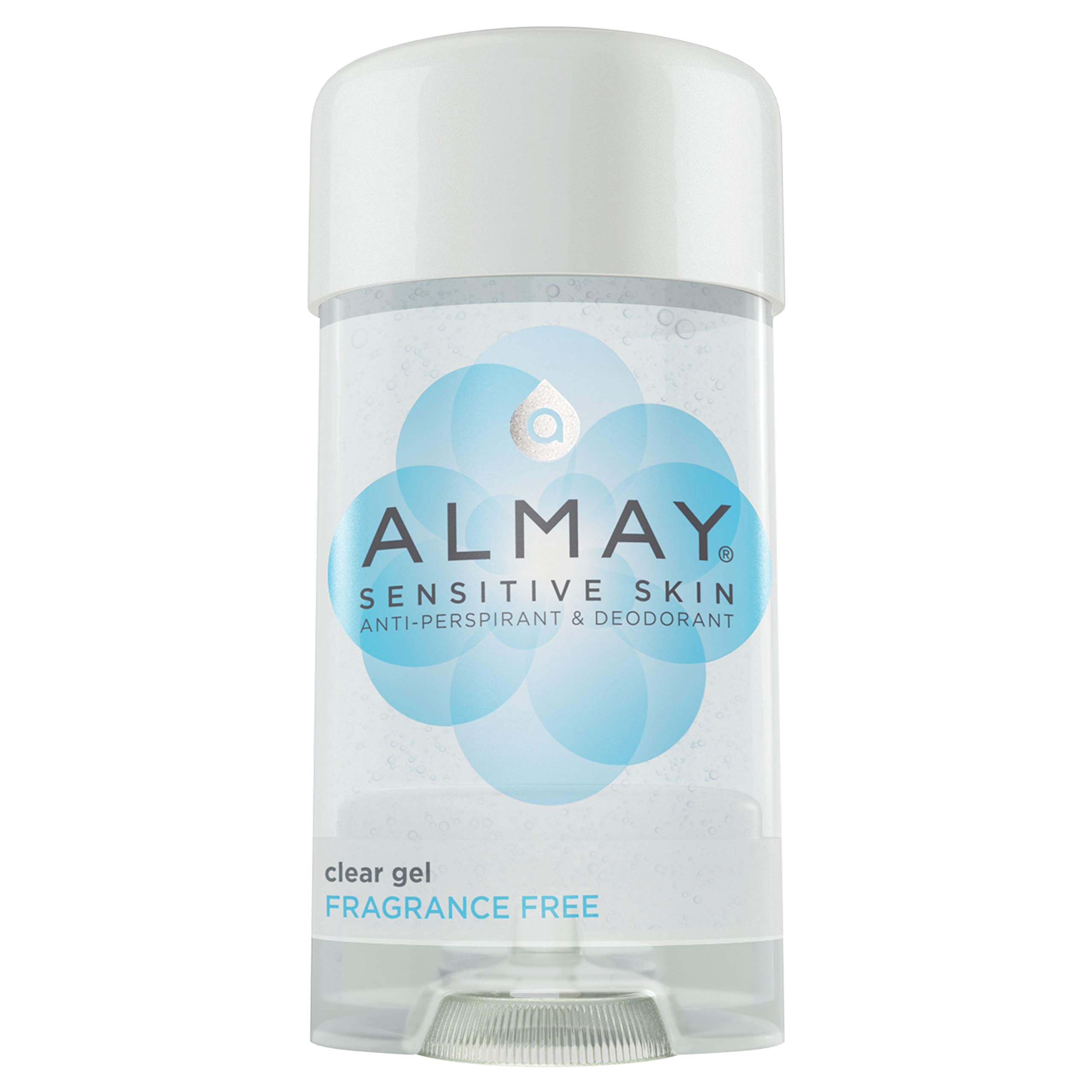 Almay Sensitive Skin Clear Gel Antiperspirant Deodorant, 6 Pack