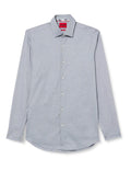 HUGO Koey Men's Cotton Casual Shirt - Open Blue -