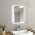 EMKE LED Bathroom Mirror 450x600mm | Wall Mounted Vanity with Demister
