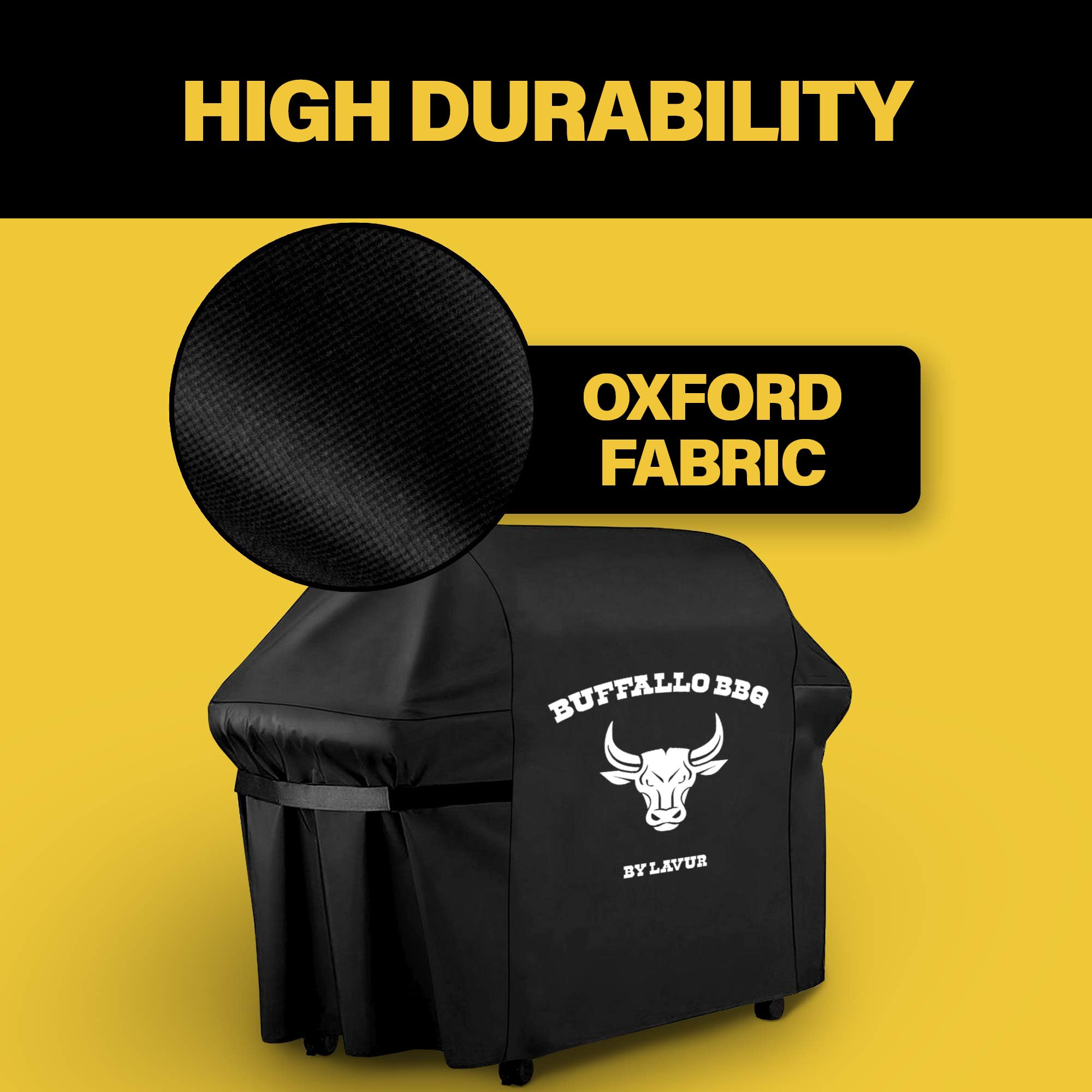 Buffalo BBQ Grill Cover – Waterproof Oxford Fabric Universal Fit
