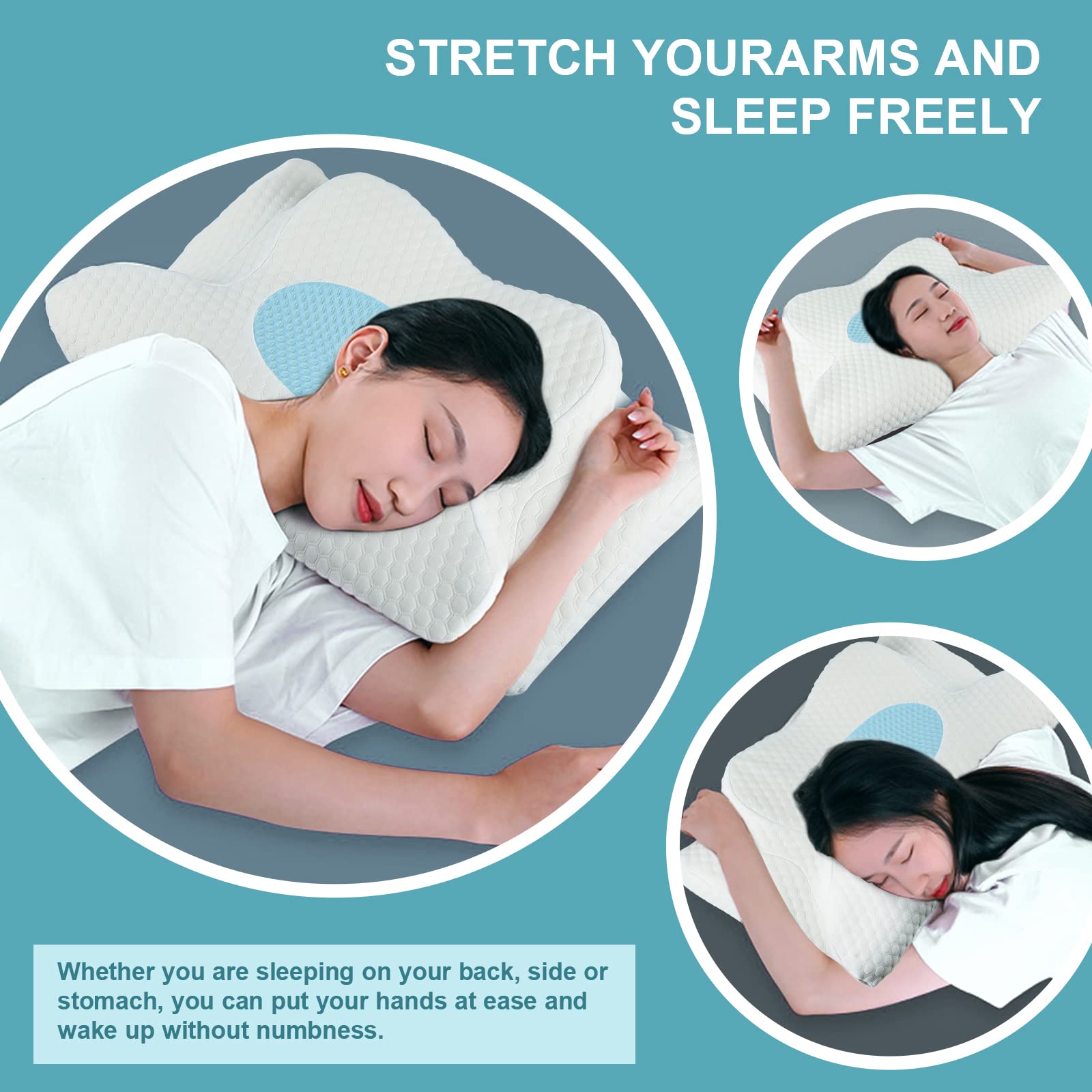 Cervical Memory Foam Pillow – Orthopedic Neck Pain Relief