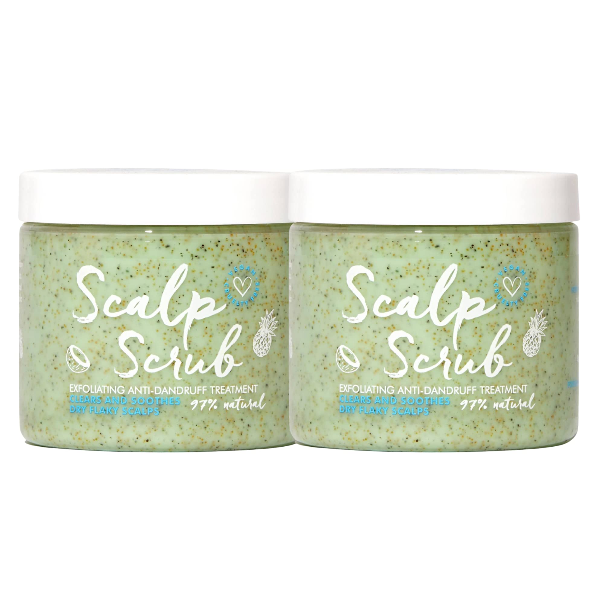 Umberto Giannini Scalp Scrub – Anti-Dandruff Exfoliating Treatment, 2x200ml