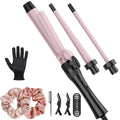 3-in-1 Ceramic Hair Curler Wand – 10mm to 32mm PTC Curling Iron