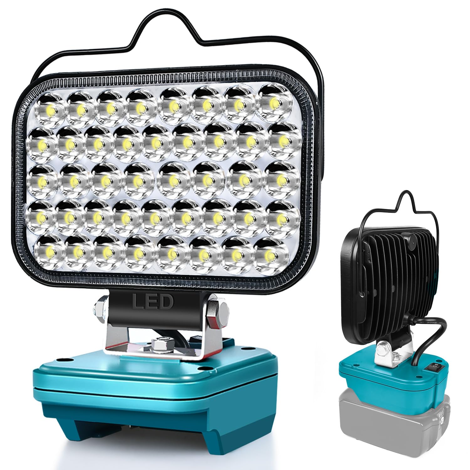 Cordless LED Spotlight for Makita 18V 14.4V LXT Batteries