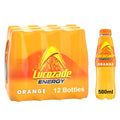Lucozade Energy Orange Glucose Drink - 500ml Bottles (Pack of 12)