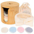 S&I Naturals Reusable Makeup Remover Pads - 16 Bamboo Cotton Rounds