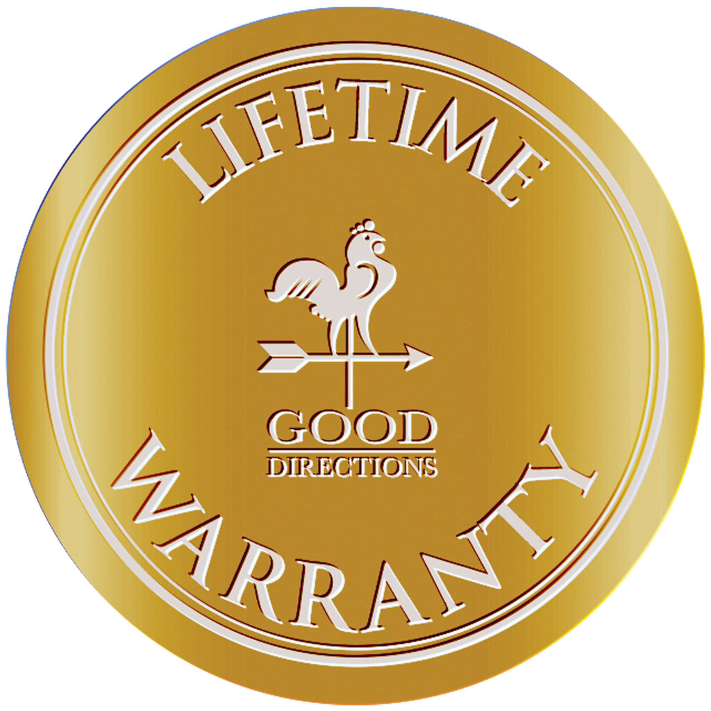 Good Directions 18" Hanging Bird Bath – Pure Copper Artisan Bowl