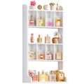 VINCOURNA Perfume Stand Organiser, 5Tier Wooden Fragrance Wall Shelf White - image 1