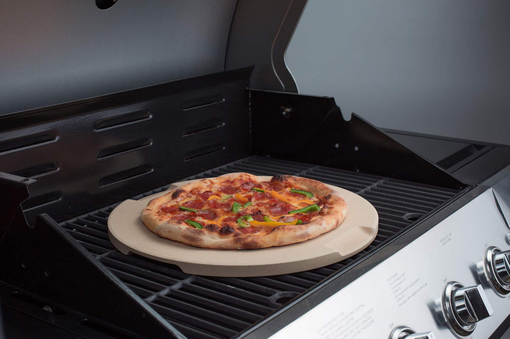 ROCKSHEAT Round Pizza Stone for Oven and Grill | 38cm Baking Stone