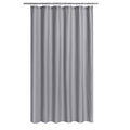 N&Y HOME Extra Long Fabric Shower Curtain Liner | Gray, 72 x 84