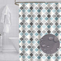 GONOVE Waterproof Shower Curtain – 180x180cm Mildew Resistant Polyester