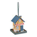 Relaxdays Wooden Bird Feeder – French Cafe Style Hanging House