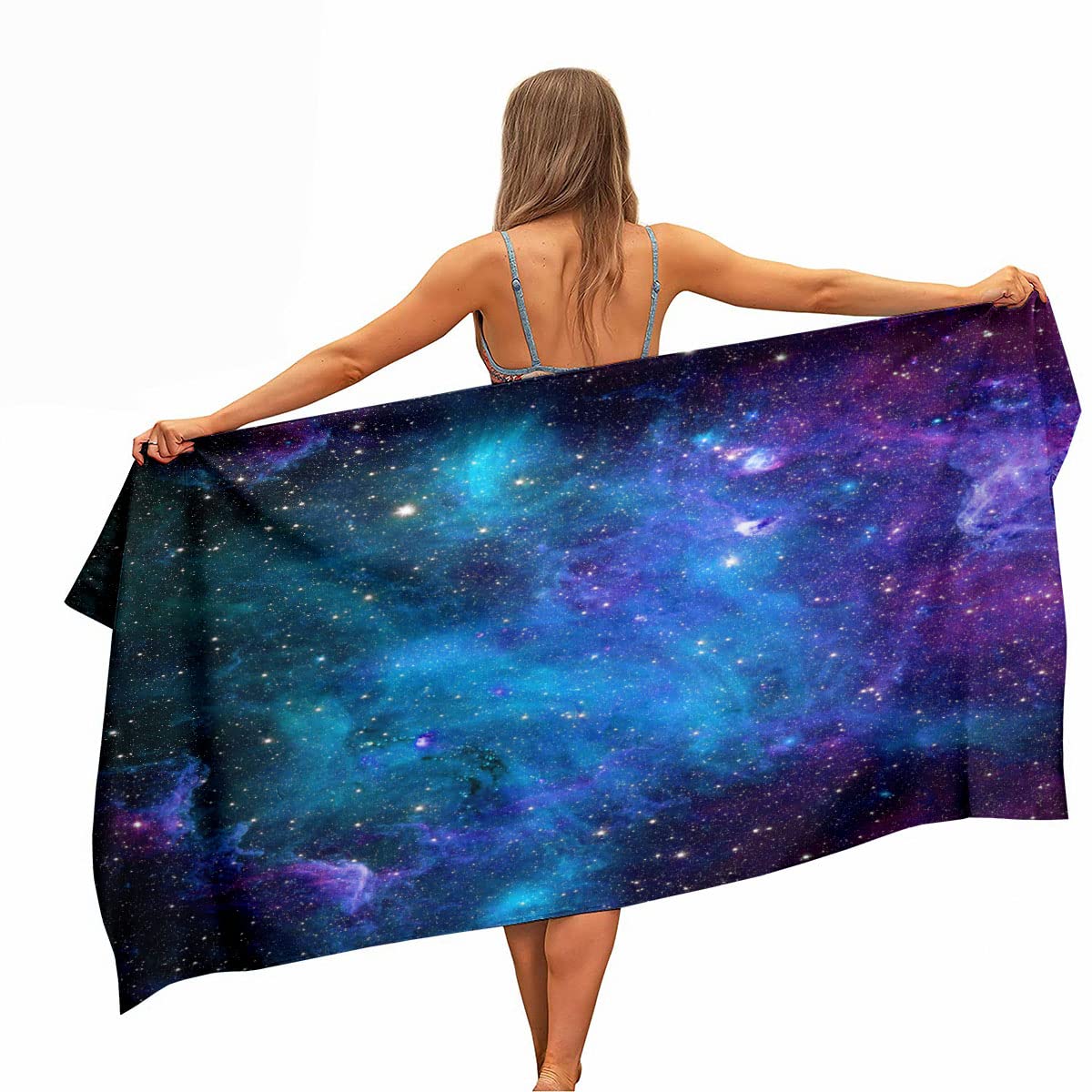 Ulticool Microfibre Towel 160x80cm | Galaxy Print Quick-Drying Beach Towel