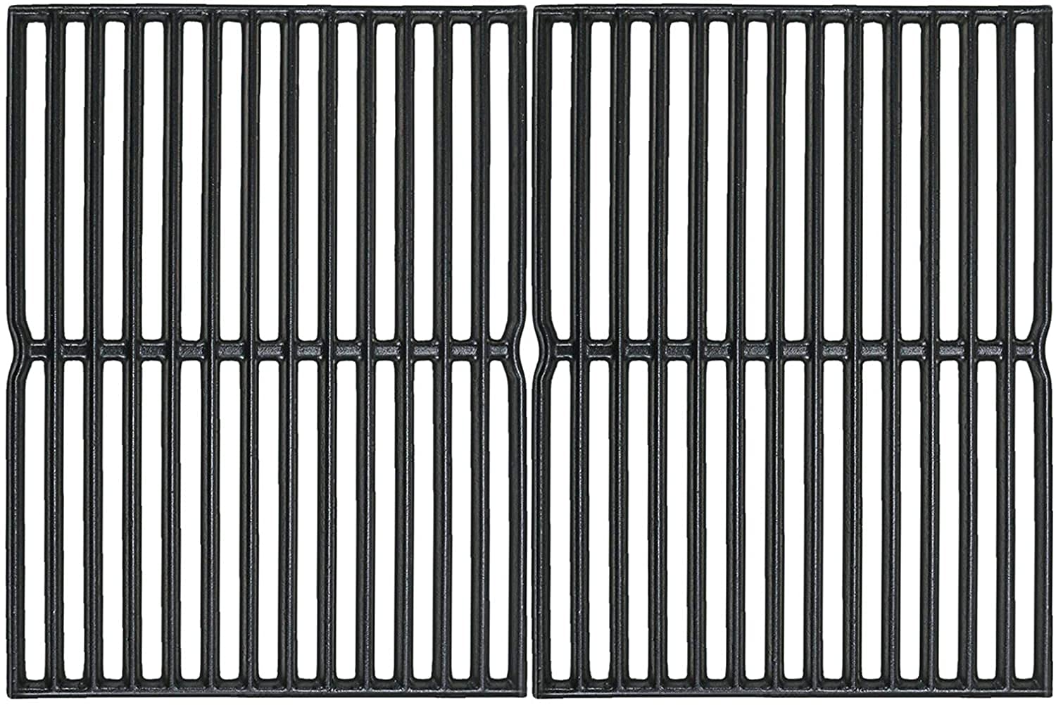 Denmay Cast Iron Grill Grates for Weber Spirit 200 & 500, 38x28.6cm - 2 Pack
