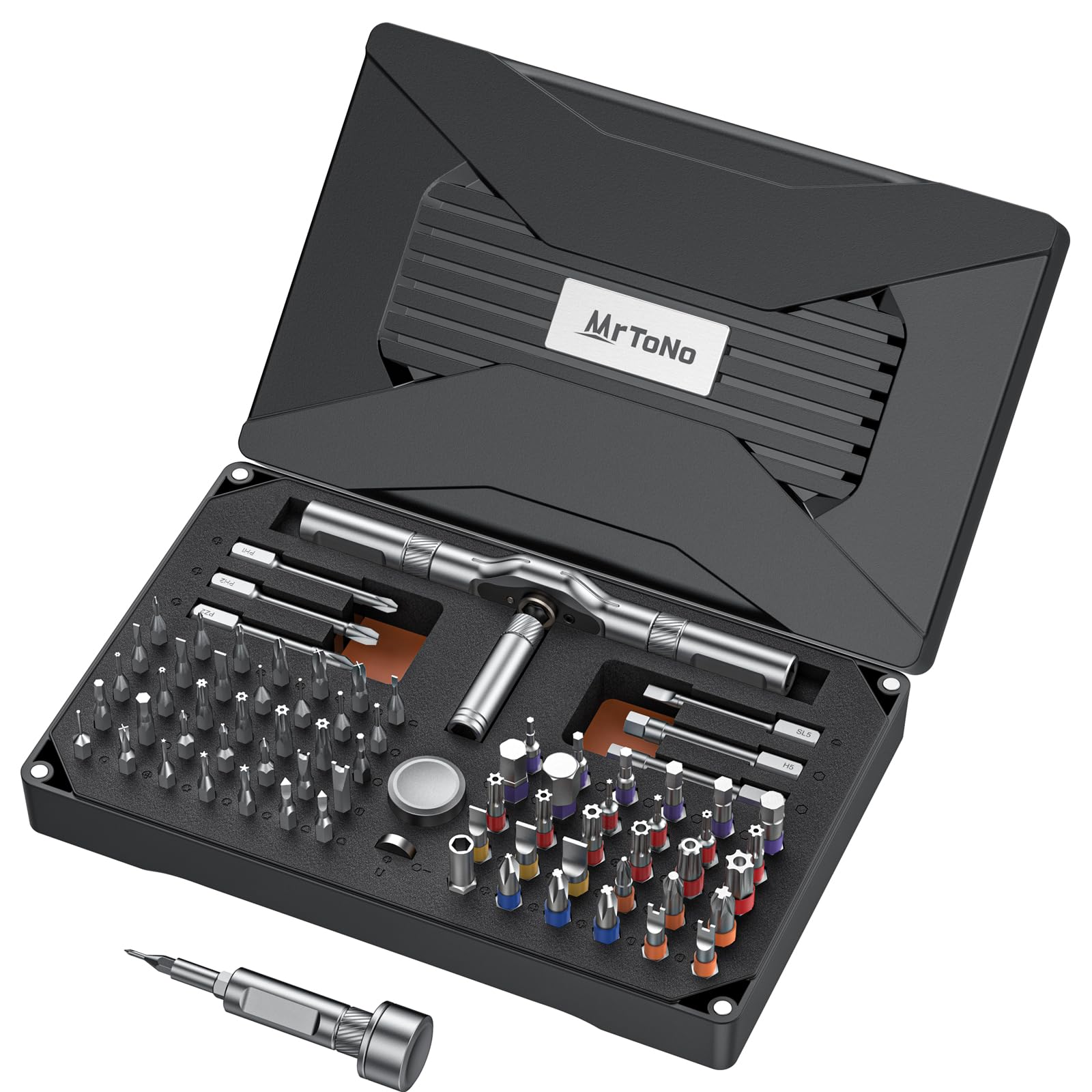 Jolof Store 74-in-1 Magnetic Ratchet Screwdriver Set & Repair Tool Kit