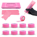 EZ Tattoo Machine Pen Covers and Grip Tape Set – 209 Piece Kit, Pink