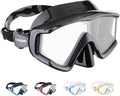 Cressi Liberty Triside Panoramic Scuba Diving Mask – Black/Graphite