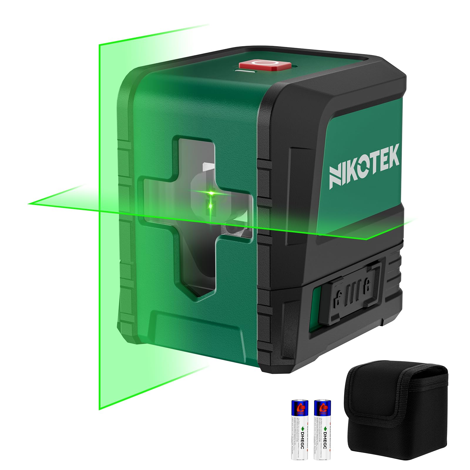 Nikotek Self-Leveling Green Line Laser Level for Construction | Battery
