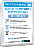 MAMMOTH Premium Mattress Storage Bag – Robust Protection for Moving & Storing – Shields Against Dust, Stains, and Pests King - PRO - image 1