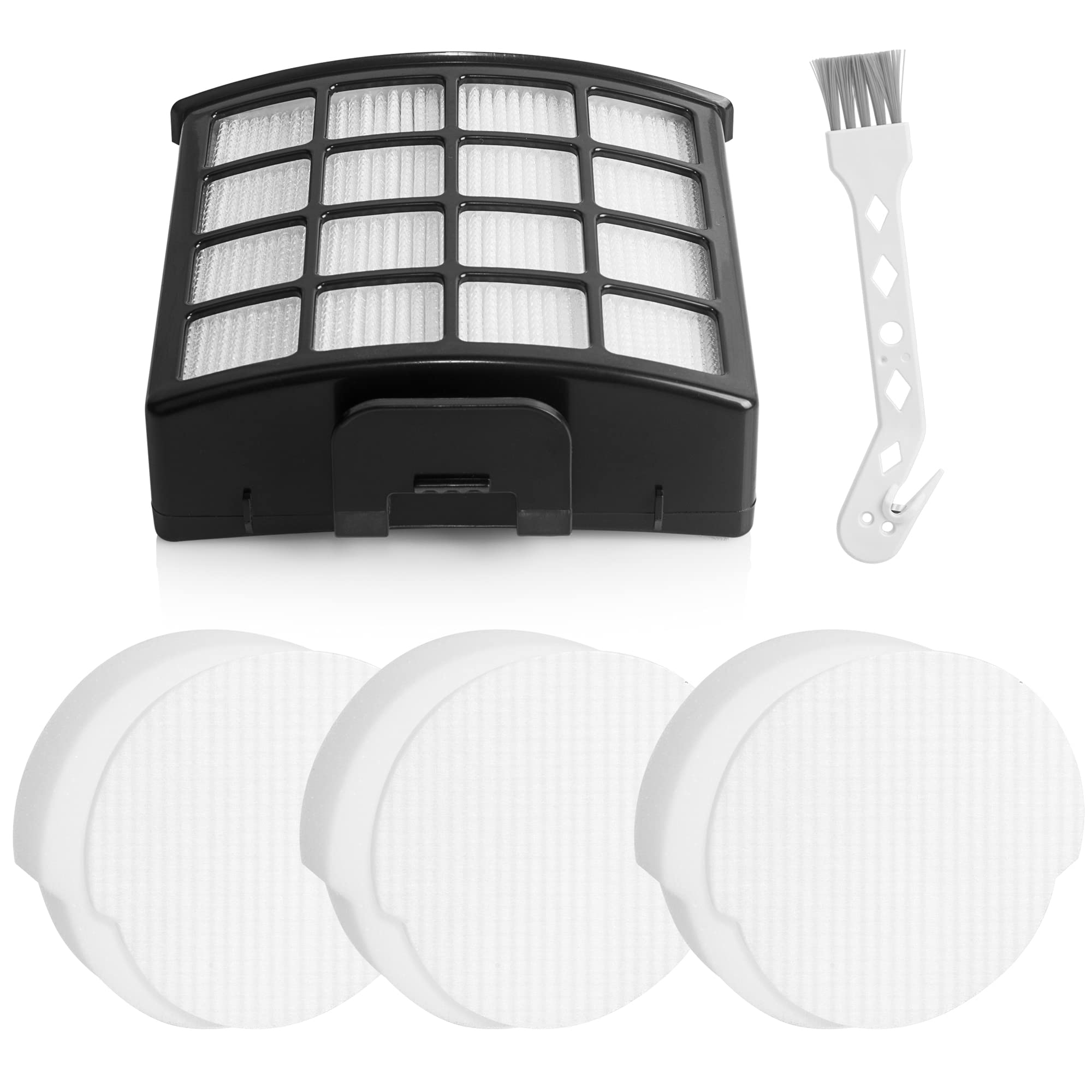 iVanzoll HEPA & Foam Filter Kit for Shark NZ850UK AZ912UK Vacuum