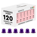 BrewBlack Perfetto Nespresso Compatible Pods – 120 Aluminium Capsules