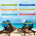 Kaket Elastic Beach Chair Bands – 6PC Rubber Towel Holder for Cruise