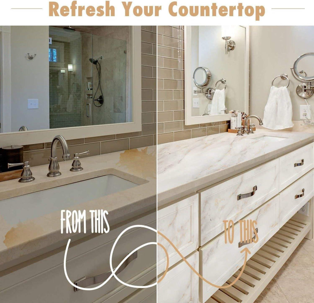 Homien Marble Contact Paper | 90x200cm Waterproof Vinyl Film