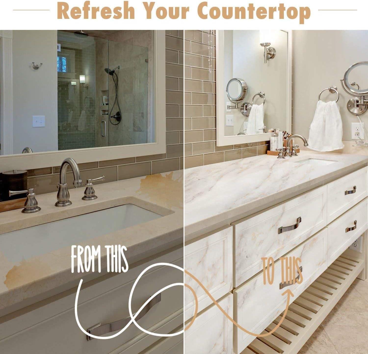 Homien Marble Contact Paper | 90x200cm Waterproof Vinyl Film