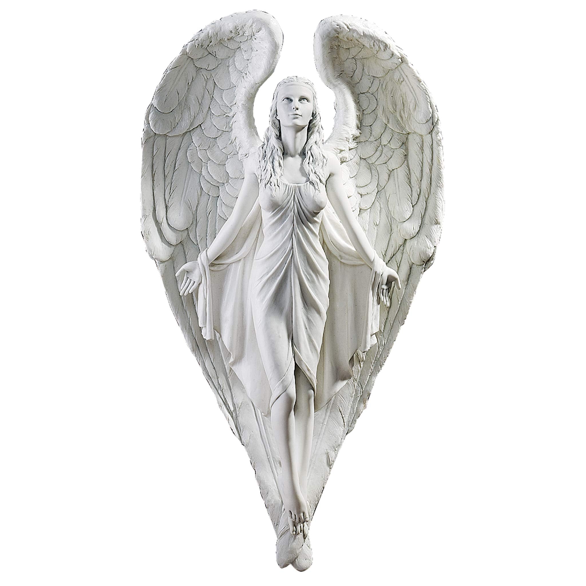 Design Toscano Spiritual Path Angel Wall Sculpture – Grey Resin