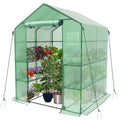VOUNOT Walk-In Greenhouse with Shelves - Portable Garden Growhouse