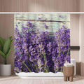 Woutay Lavender Bunch Shower Curtain | Mold Resistant Polyester 180x180cm
