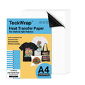 TECKWRAP Inkjet T-Shirt Heat Transfer Paper for Dark & Light Fabric, 10pk