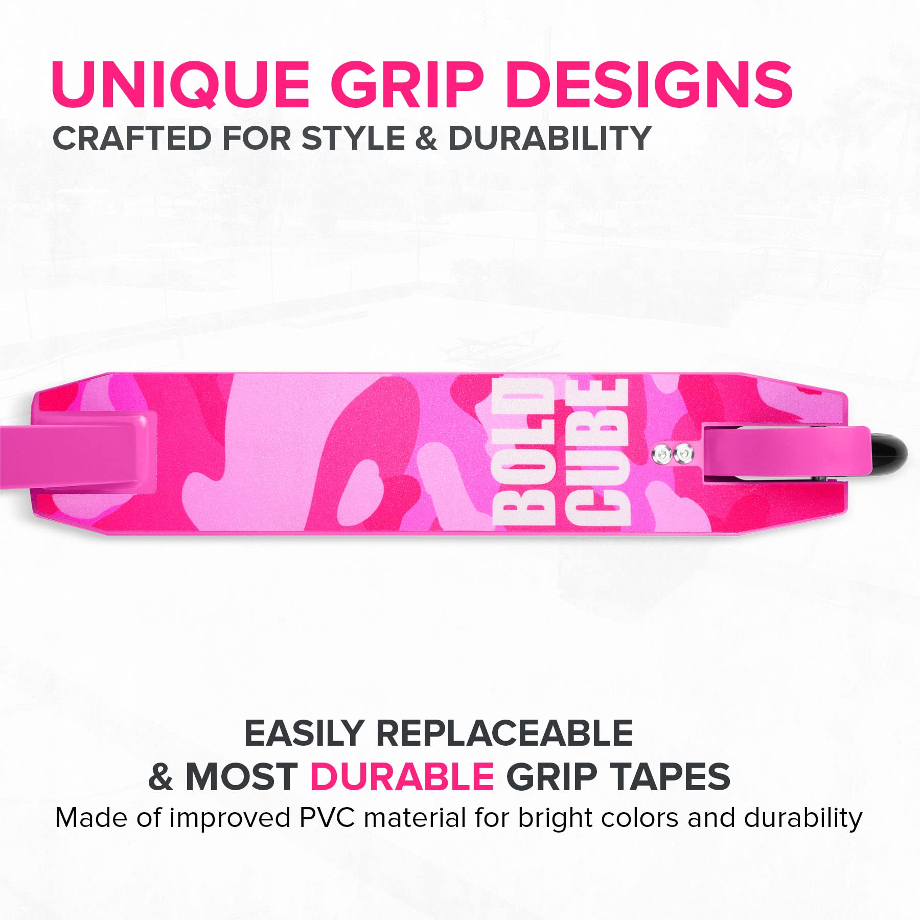 BOLDCUBE Stunt Scooter for Kids 8-12 | Lightweight Freestyle Pro – Pink