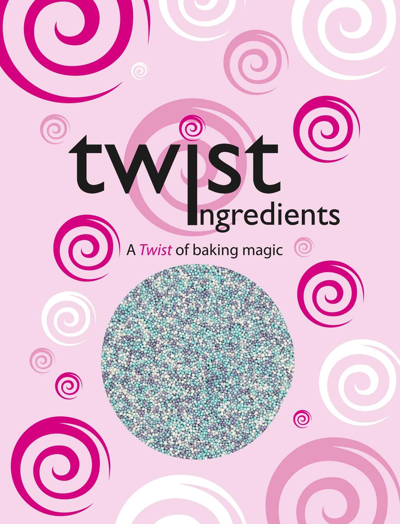 Twist Ingredients Glimmer Ice Mix Sprinkles – 800g Shimmer Cake Toppers