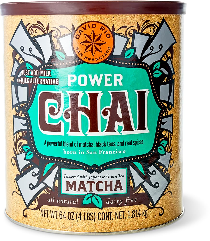 David Rio Power Chai with Matcha - Spiced Tea Mix (1.814 kg)