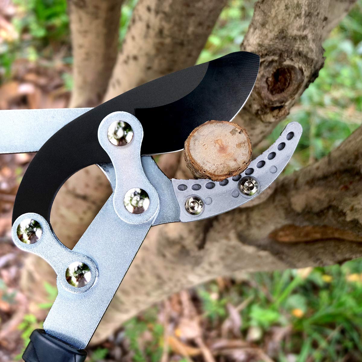 Jardineer Heavy Duty Anvil Loppers and Pruning Shears with Spare Blade