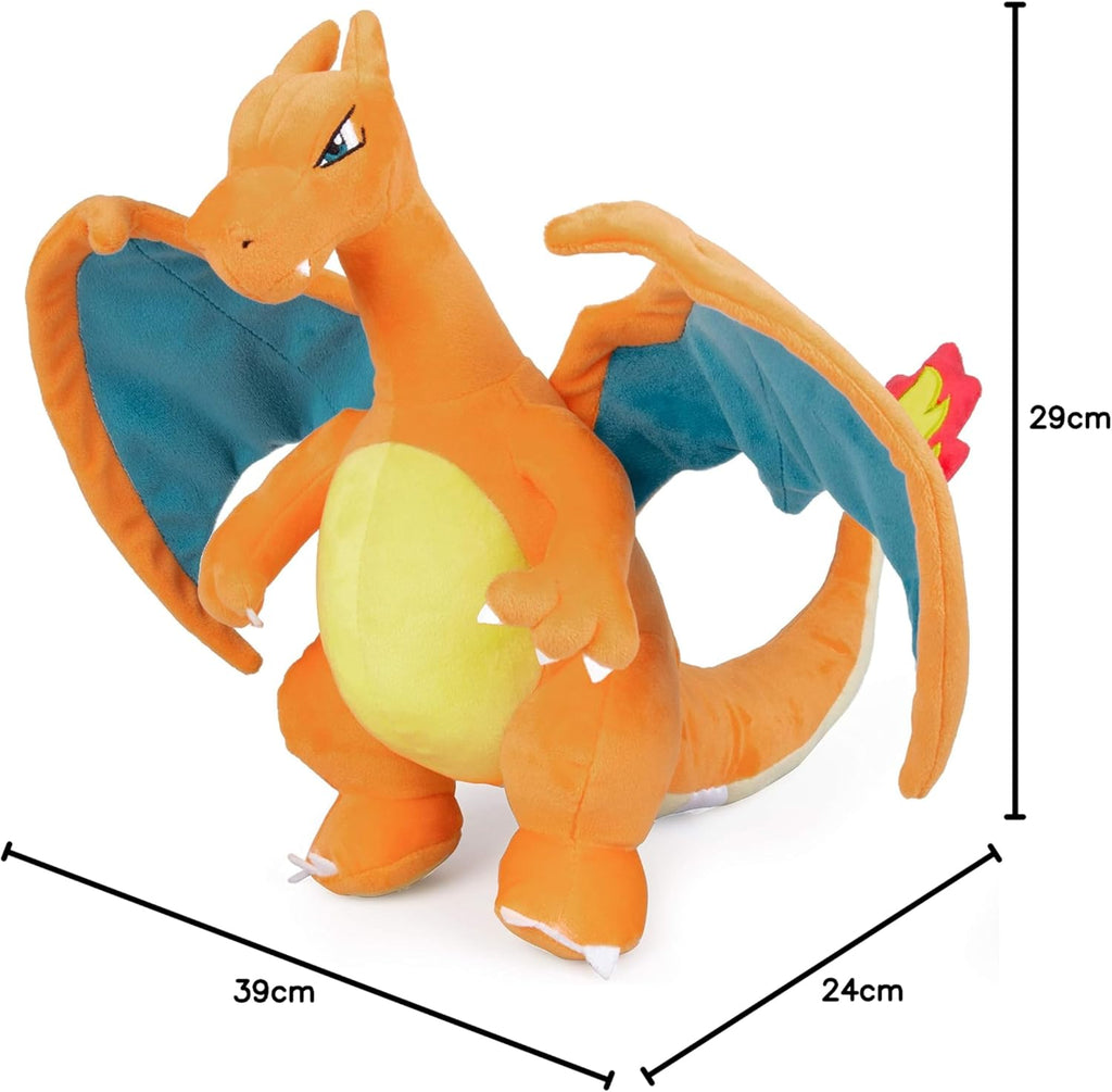 Snaps Pokemon Charizard Plush – 12 Inch Super Soft Stuffed Animal Toy