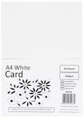 House of Card & Paper A4 White Cardstock 160gsm – 50 Sheet Pack